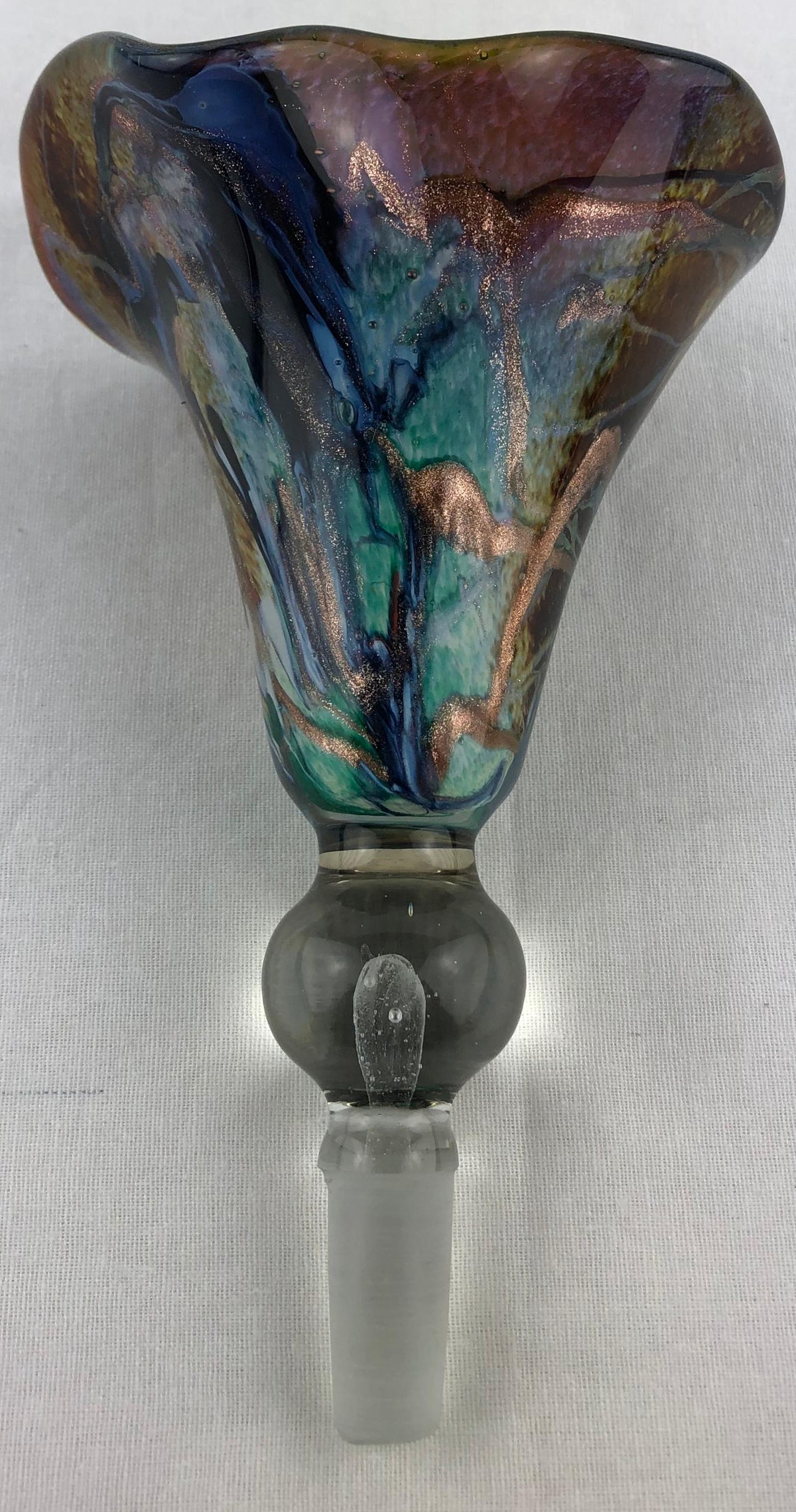 Biot Pottery Jean-Claude Novaro Style Hand Blown Art Glass by Michele Luzoro — detail 11