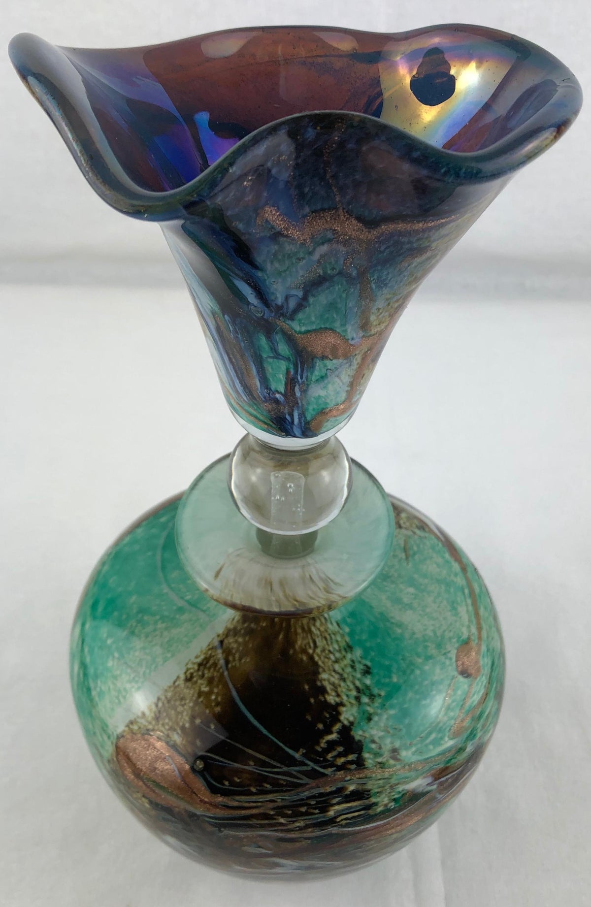 Biot Pottery Jean-Claude Novaro Style Hand Blown Art Glass by Michele Luzoro — detail 12