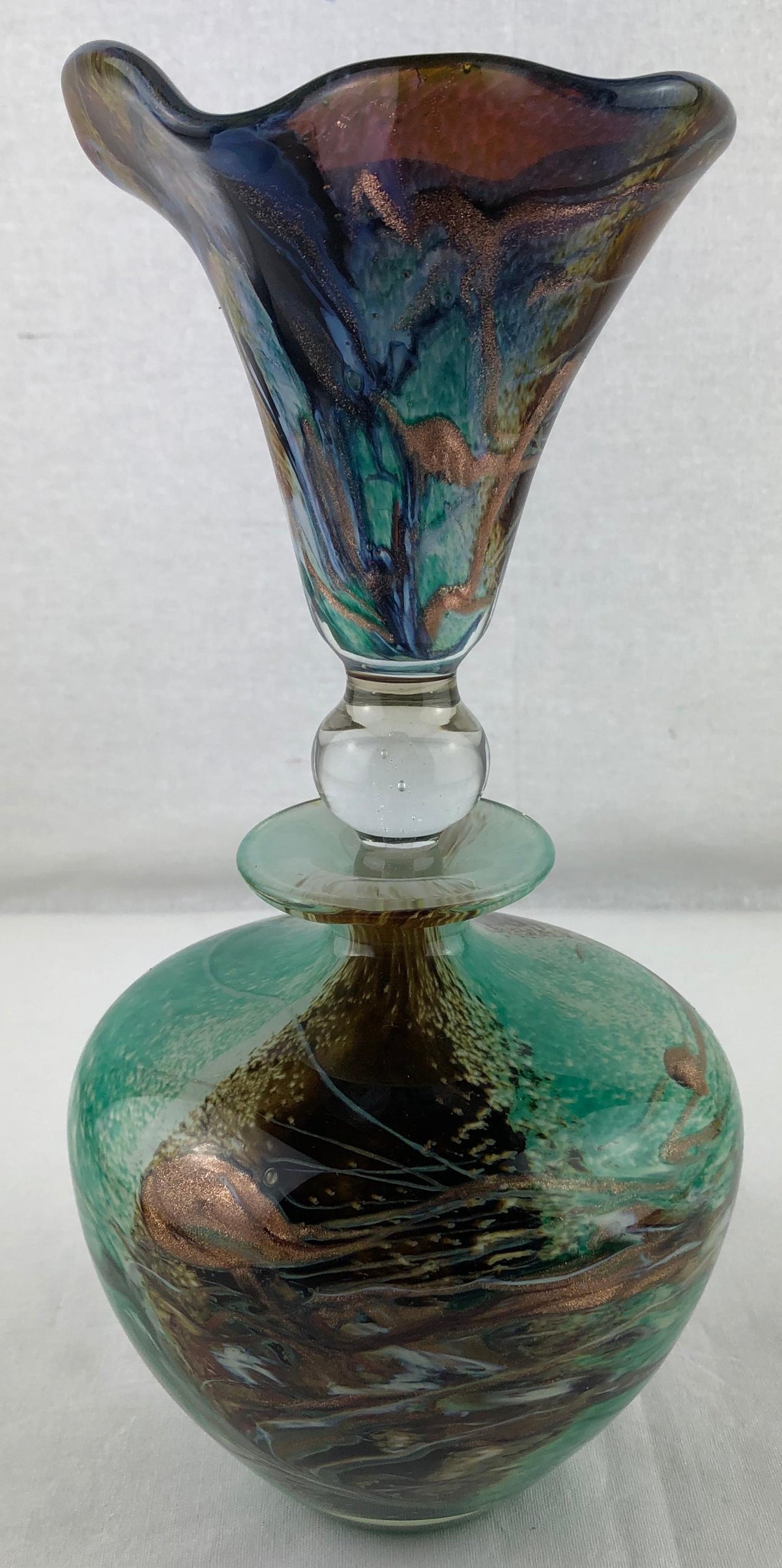 Biot Pottery Jean-Claude Novaro Style Hand Blown Art Glass by Michele Luzoro — detail 13