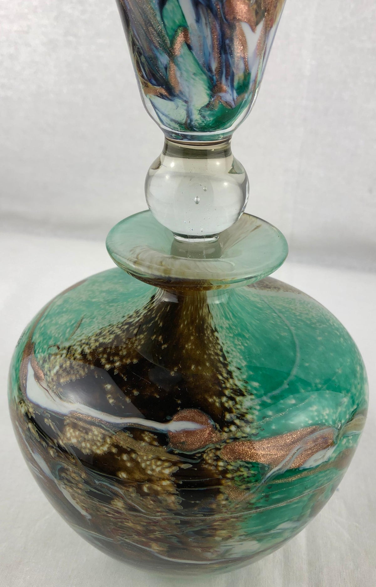 Biot Pottery Jean-Claude Novaro Style Hand Blown Art Glass by Michele Luzoro — detail 7