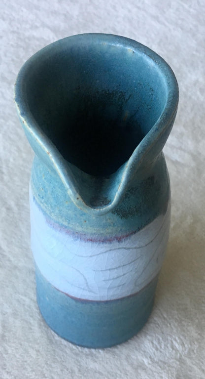 American Midcentury Studio Pottery Vase, Signed — detail 3