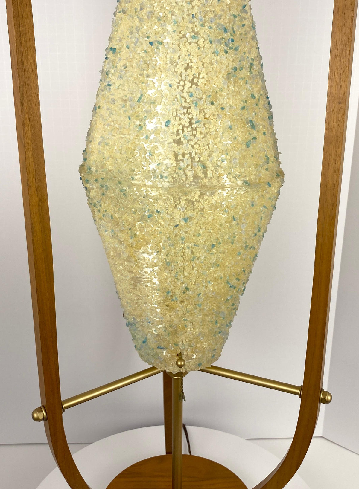 Mid Century Modern Sculpted Table Lamp attributed to Arthur Jacobs for Modeline — detail 2