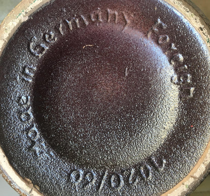 Large Mid Century West Germany Ceramic Vase or Centerpiece — detail 6