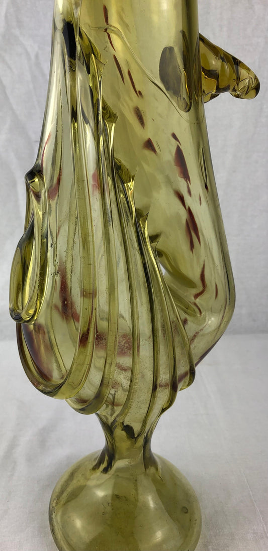 Murano Art Glass Flower Vase — detail 2