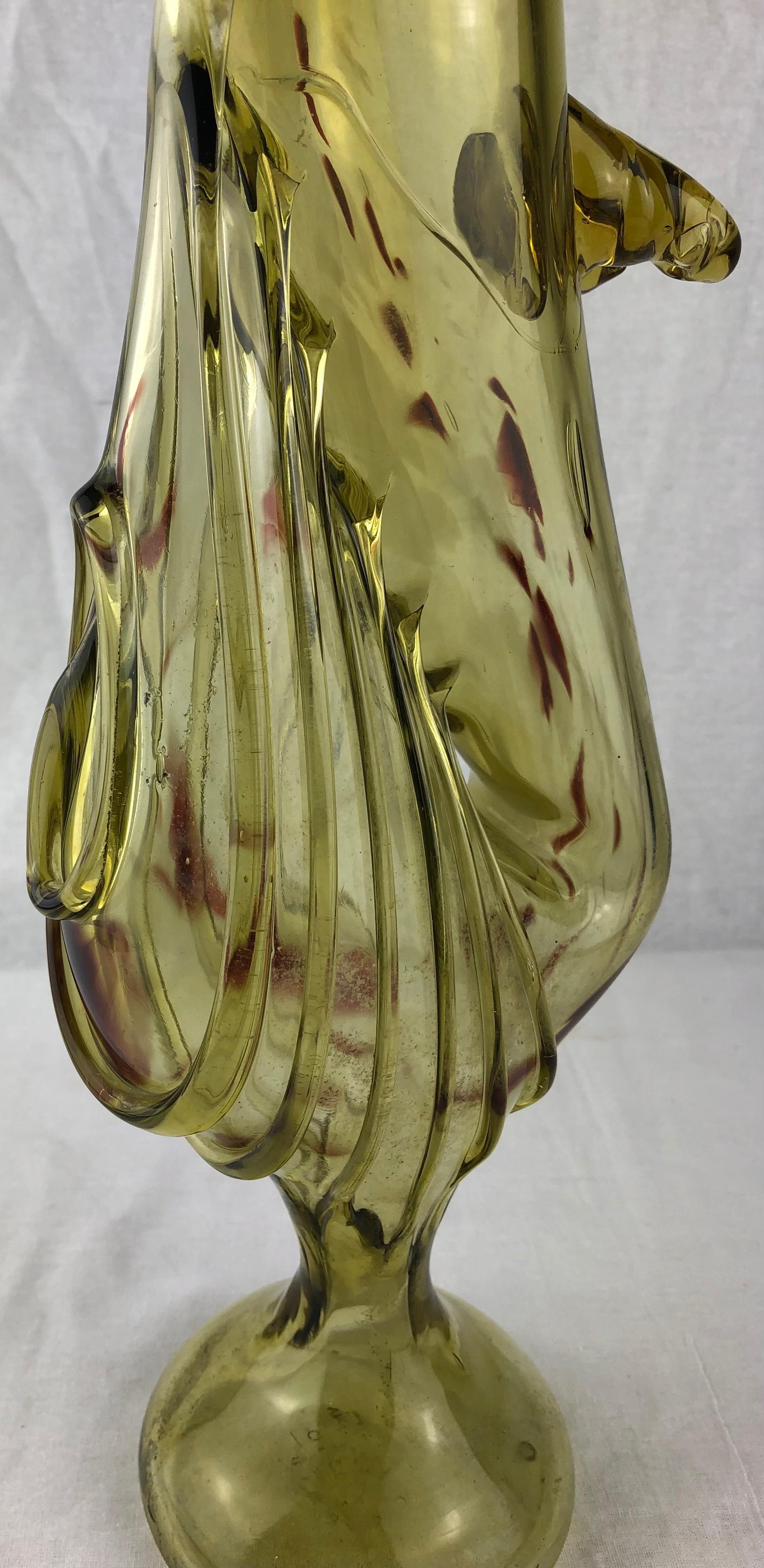 Murano Art Glass Flower Vase — detail 6