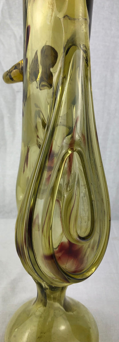 Murano Art Glass Flower Vase — detail 5