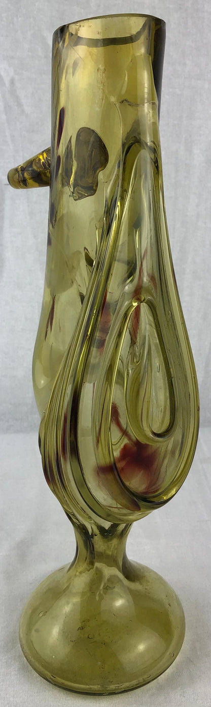 Murano Art Glass Flower Vase — detail 3