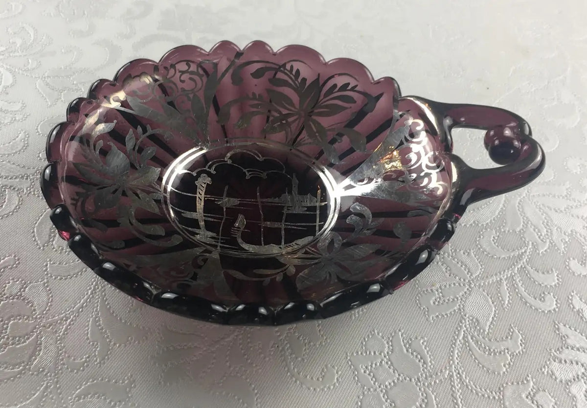 Murano Art Deco Style Dessert Service for 6 — detail 5