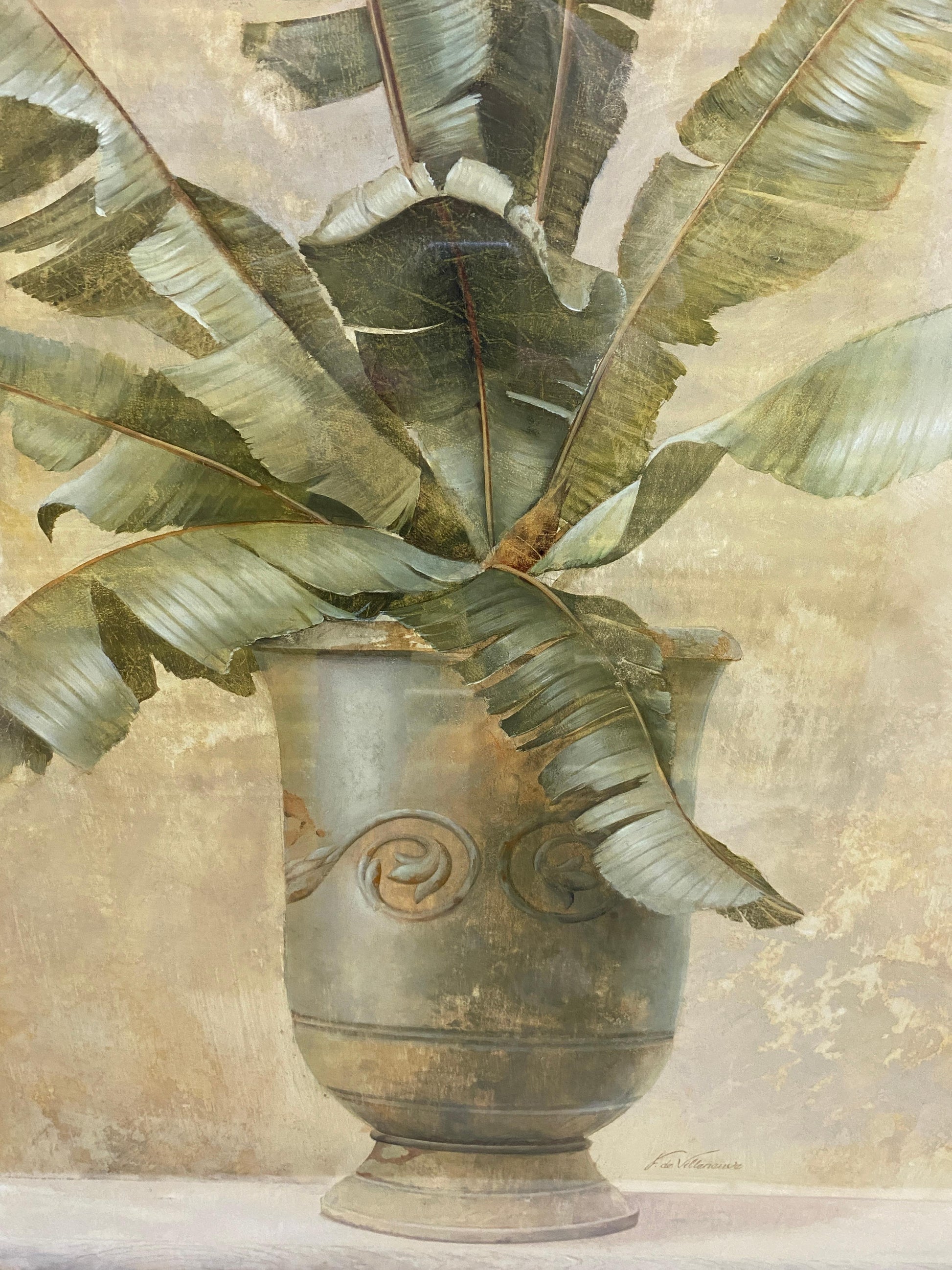 Large Botanical Musa Art Print — detail 3
