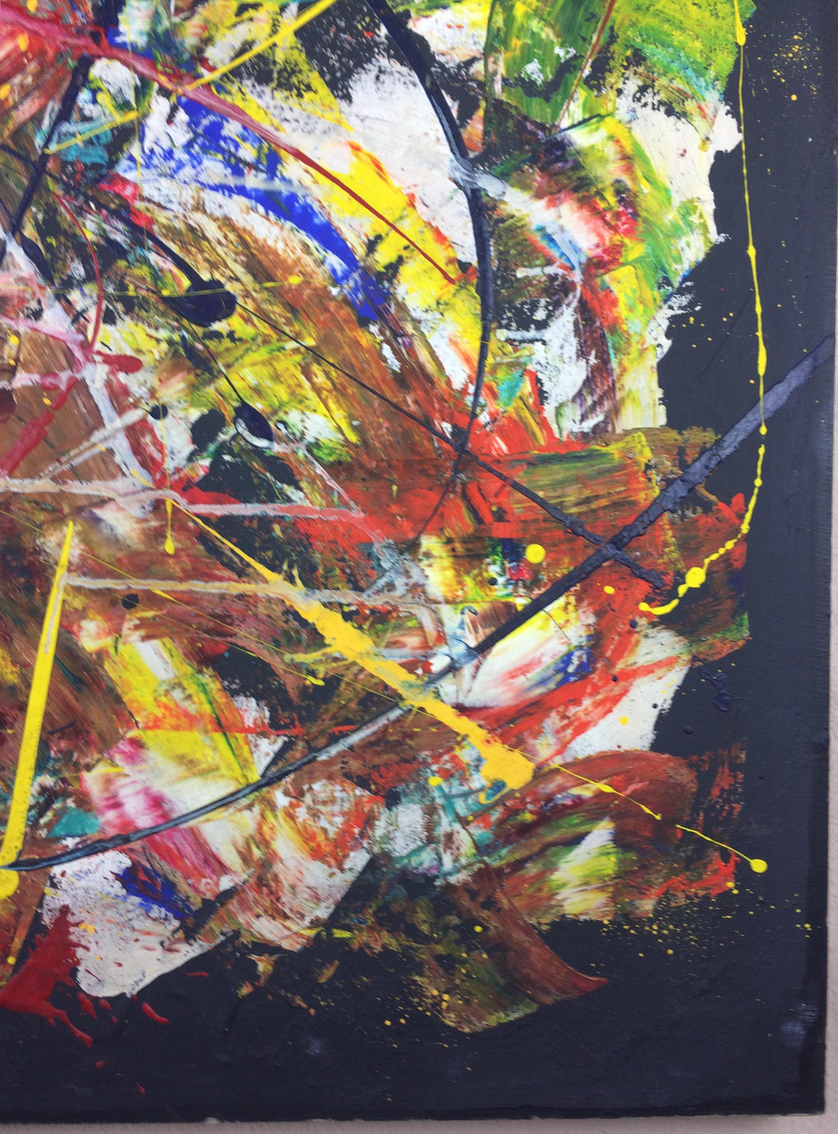 Original 20th Century Abstract Painting — detail 4
