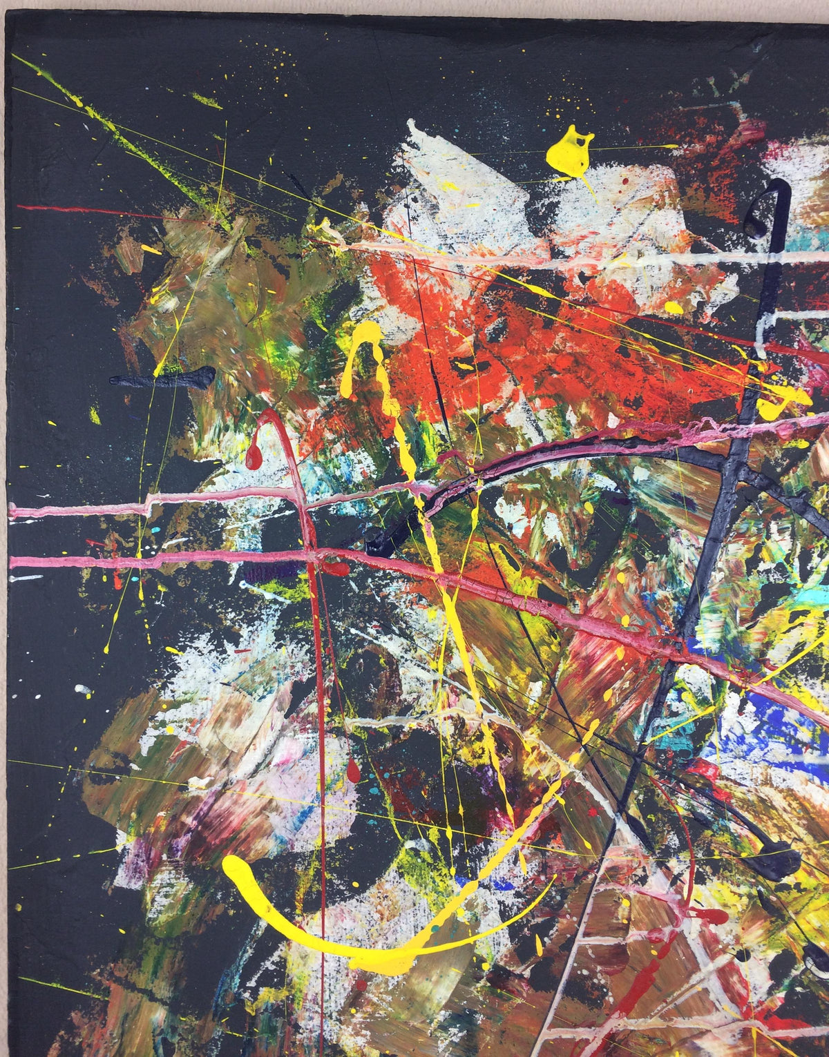 Original 20th Century Abstract Painting — detail 6