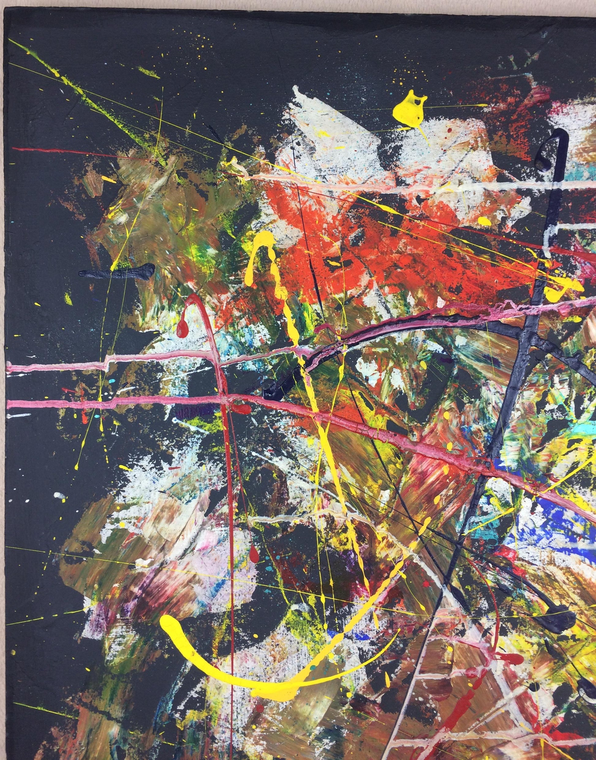 Original 20th Century Abstract Painting — detail 6