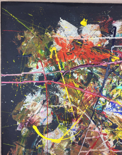 Original 20th Century Abstract Painting — detail 6