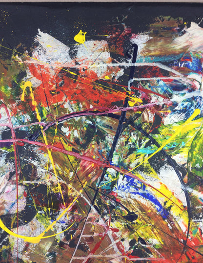 Original 20th Century Abstract Painting — detail 8