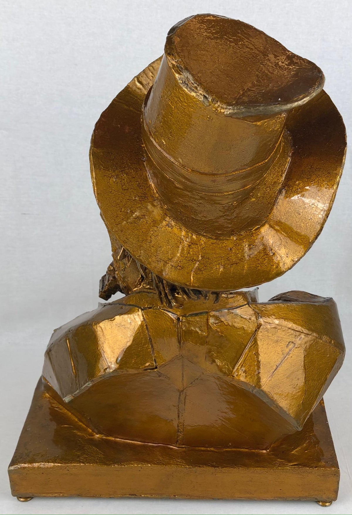 Vintage Papier Mache Clown Sculpture by Spainish Artist Enrique Navas — detail 4