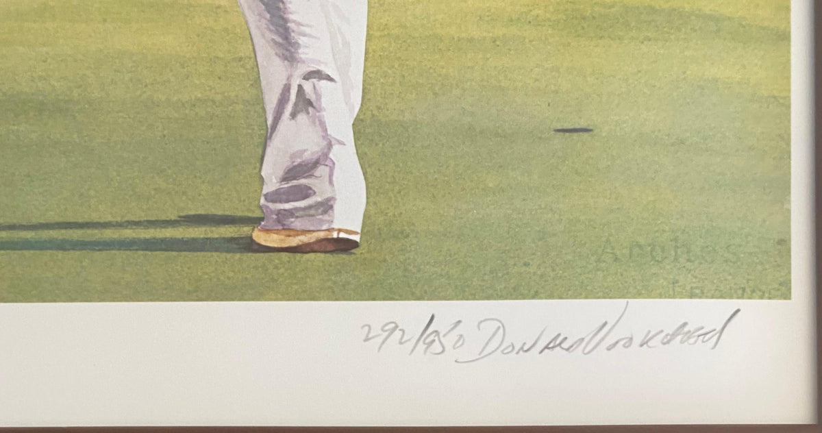 PGA Golf Tournament Autographed Lithograph, Certified Sports Memorabilia — detail 4