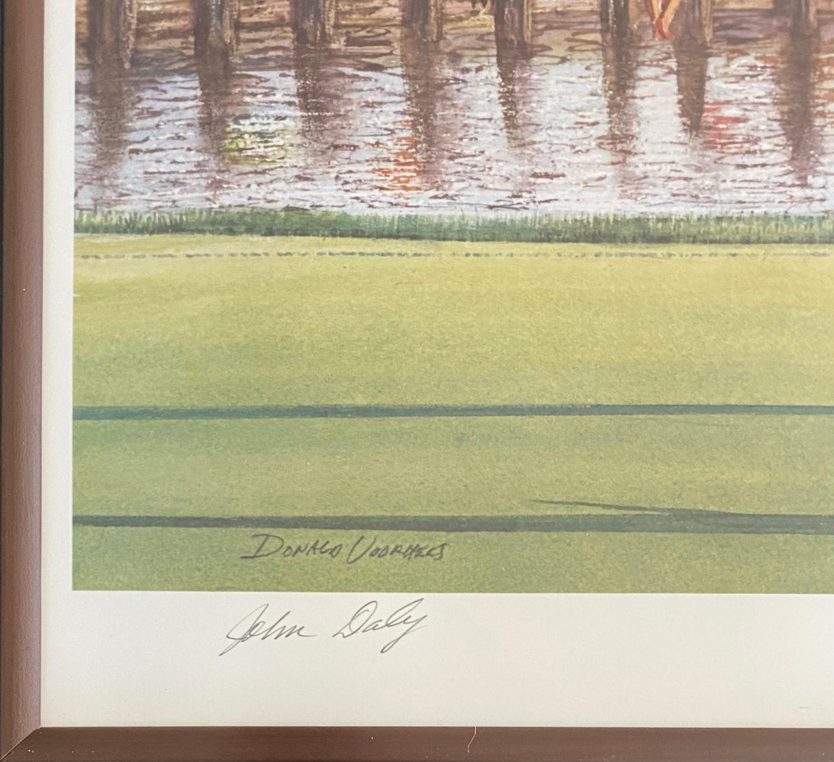 PGA Golf Tournament Autographed Lithograph, Certified Sports Memorabilia — detail 3