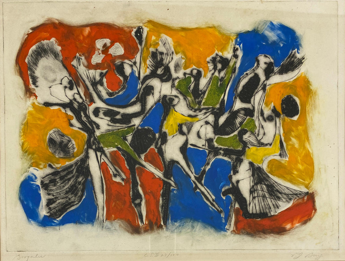 Patricia Jean Burg Color Lithograph — detail 2