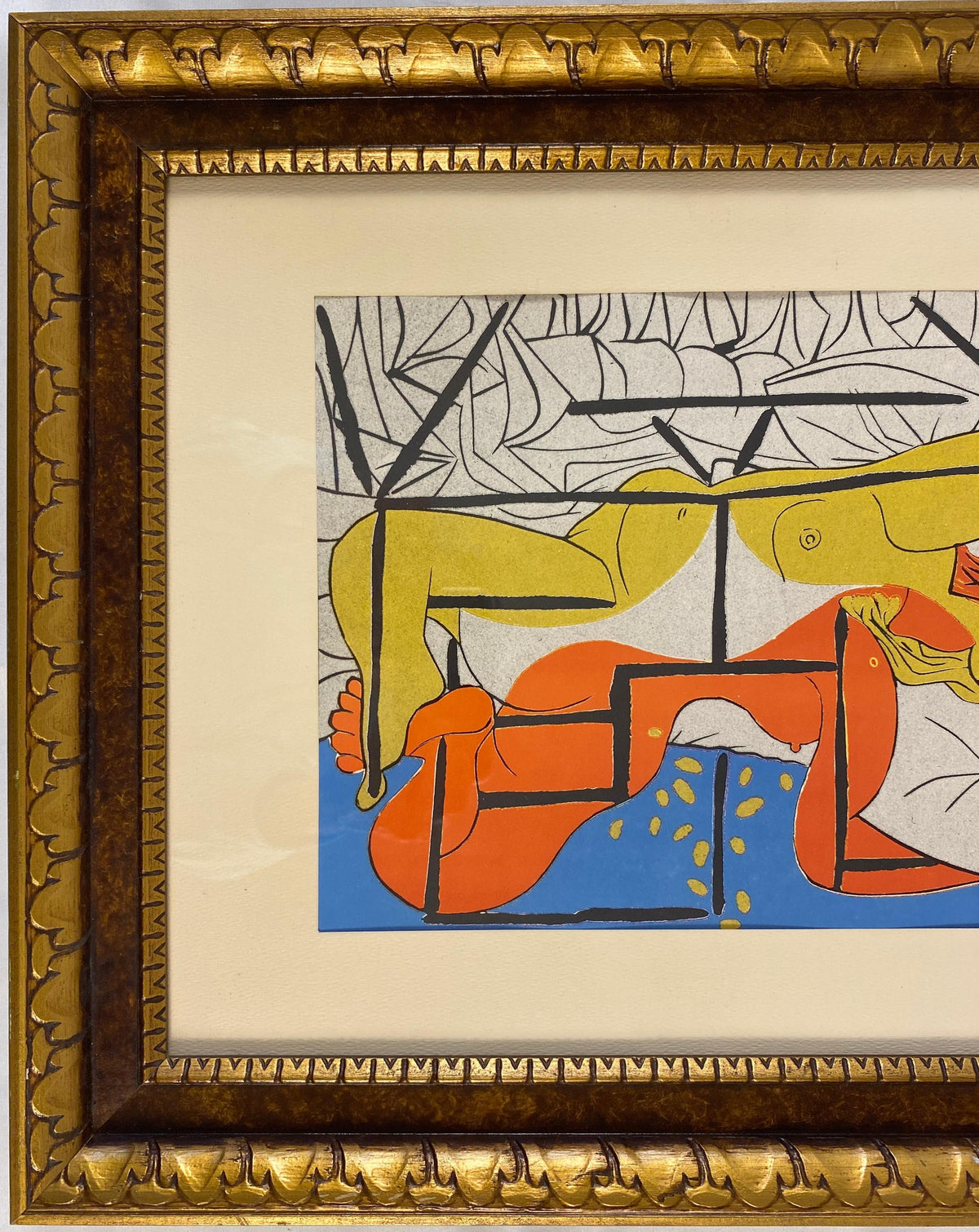 Picasso Style Mid-Century Modern Print — detail 3