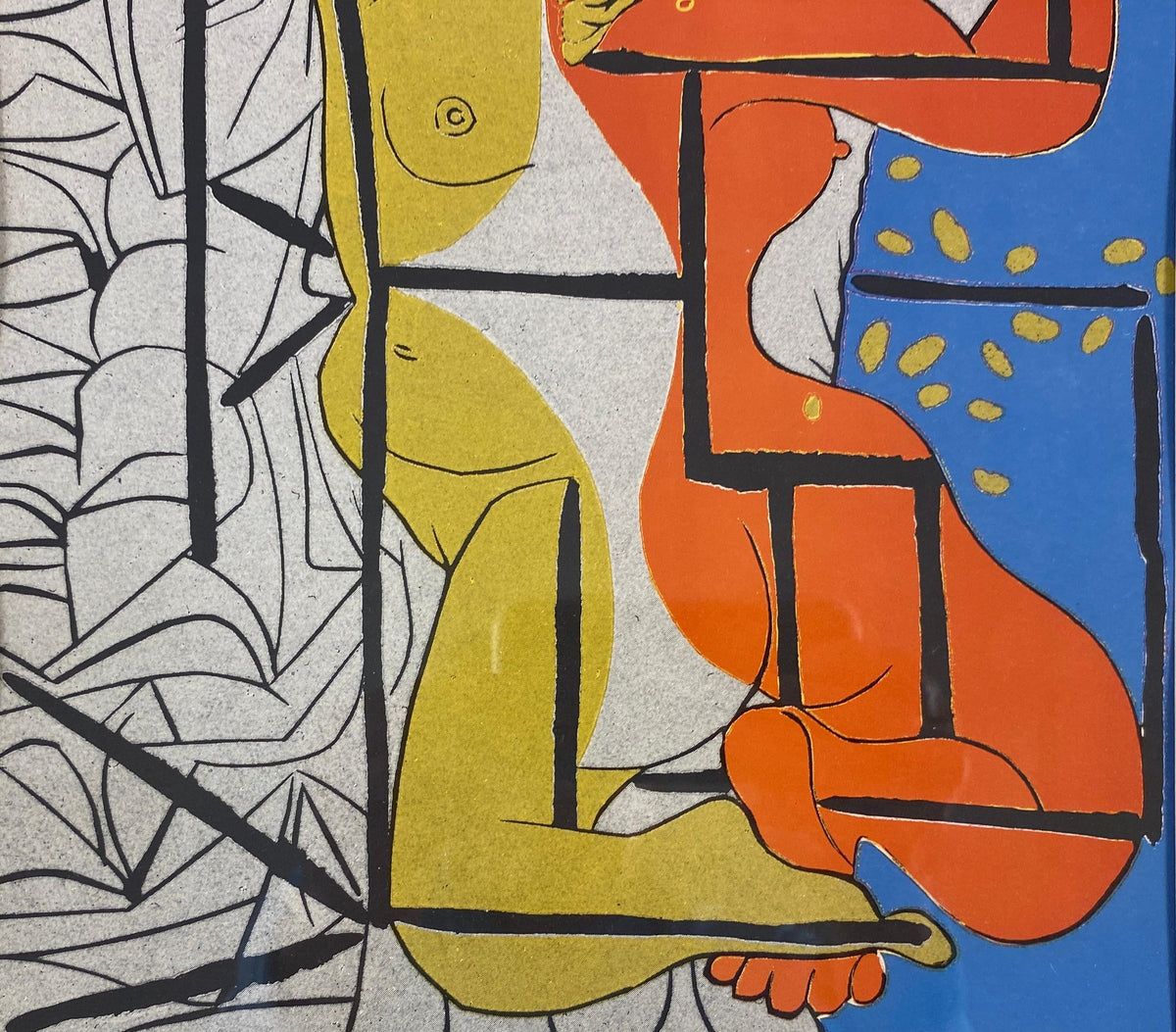 Picasso Style Mid-Century Modern Print — detail 6