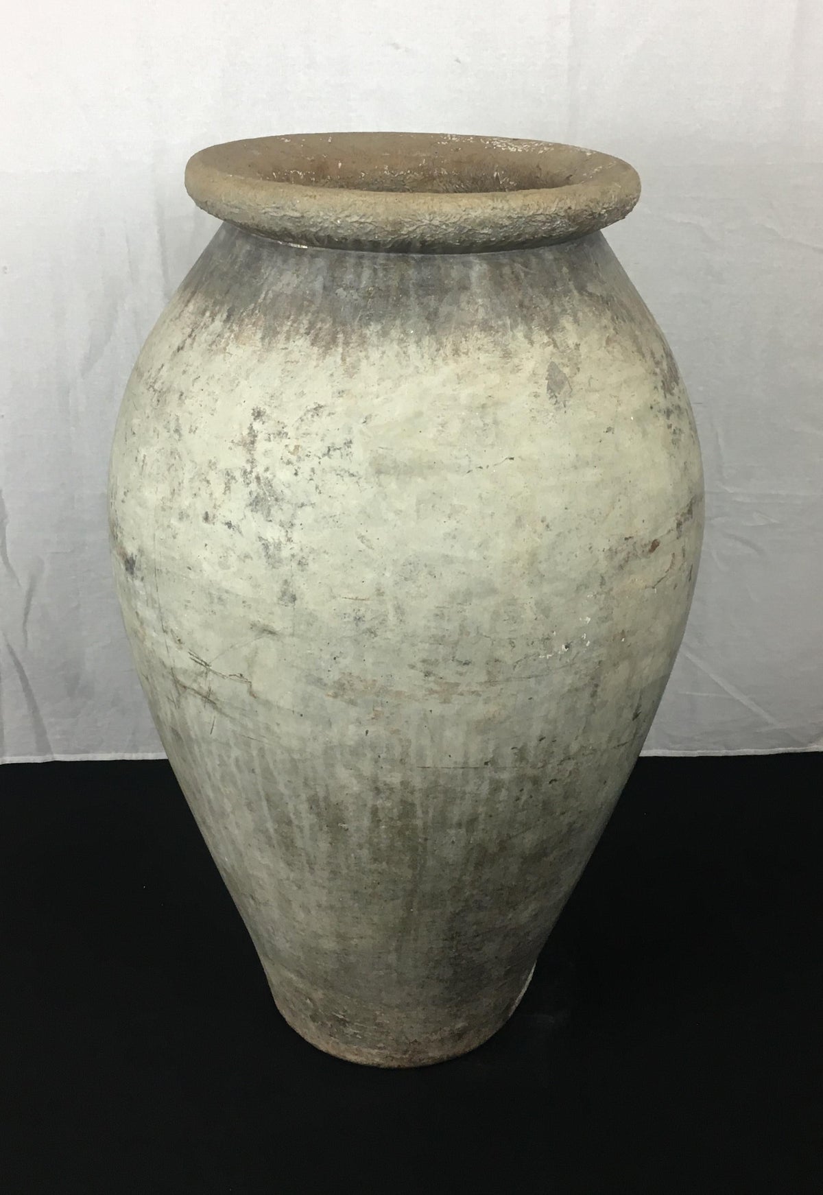 Large Hand Crafted Pot, Garden Element from Historical Estate Beverly Hills, CA — detail 2