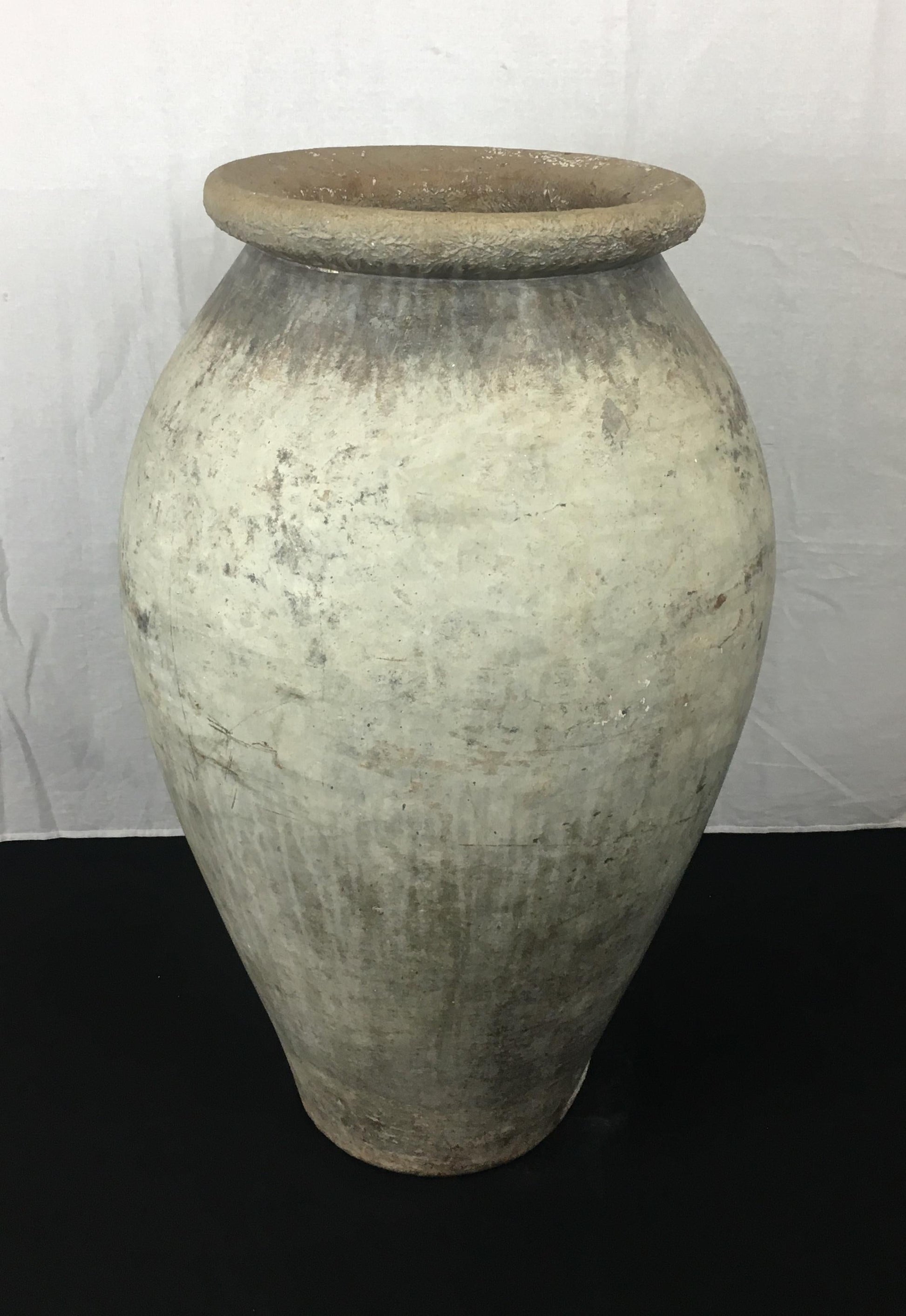 Large Hand Crafted Pot, Garden Element from Historical Estate Beverly Hills, CA — detail 2