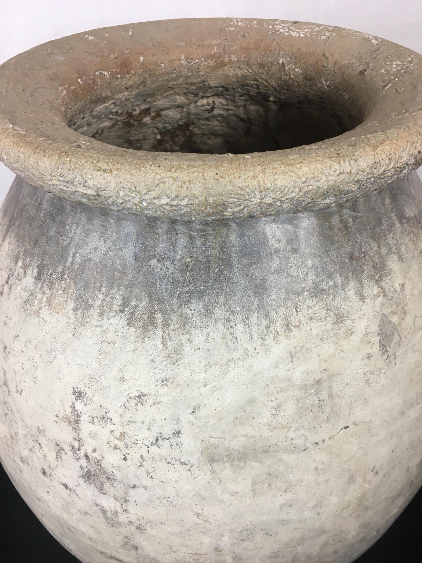 Large Hand Crafted Pot, Garden Element from Historical Estate Beverly Hills, CA — detail 3
