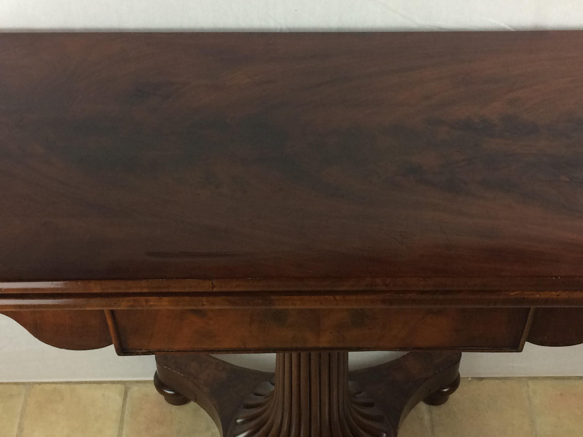 Empire Period 19th Century Rosewood Card Table English — detail 11