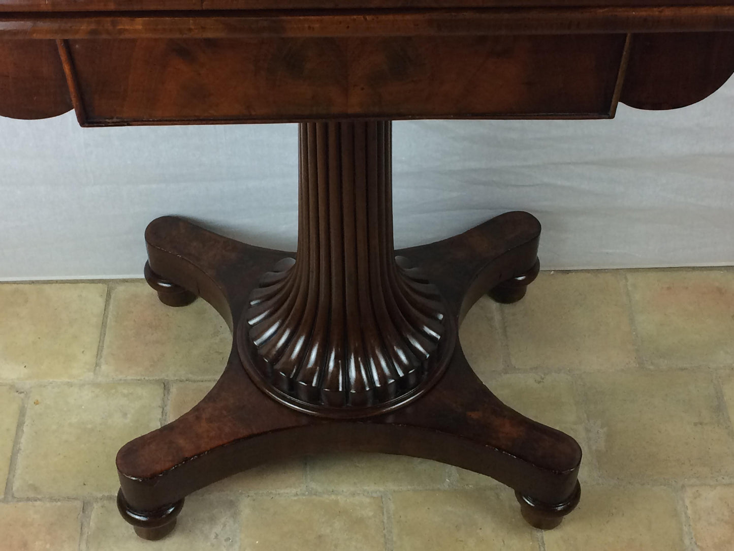 Empire Period 19th Century Rosewood Card Table English — detail 12
