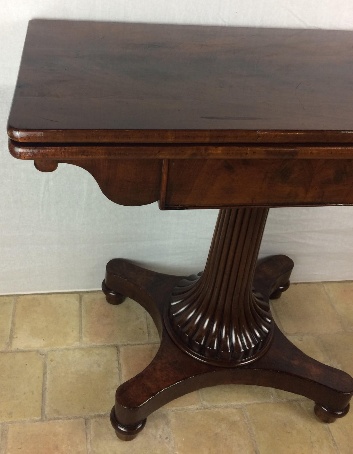 Empire Period 19th Century Rosewood Card Table English — detail 10