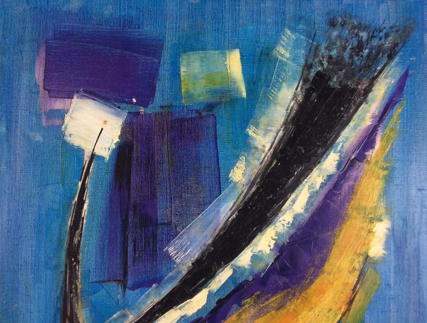 Original 20th Century Figurative Painting by French Artist Roudneff, Dated 1963 — detail 4