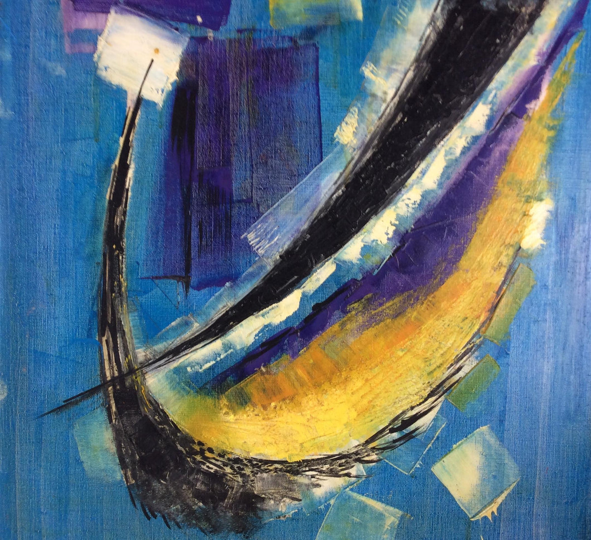 Original 20th Century Figurative Painting by French Artist Roudneff, Dated 1963 — detail 7