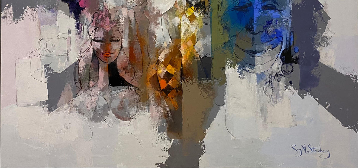 Roy Steinberg Oil on Canvas Painting Titled "The Wizard of Oz" — detail 7