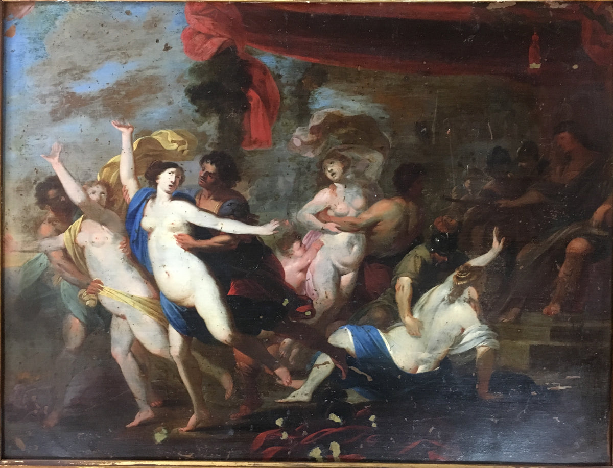 17th Century Baroque Painting on Copper, Circle of Sir Peter Paul Rubens — detail 2