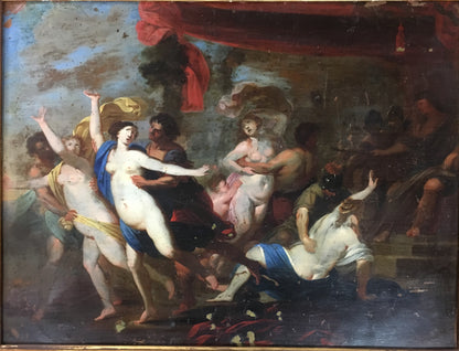 17th Century Baroque Painting on Copper, Circle of Sir Peter Paul Rubens — detail 2