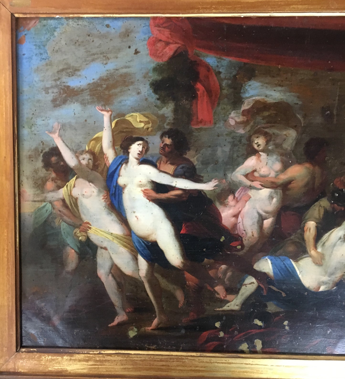 17th Century Baroque Painting on Copper, Circle of Sir Peter Paul Rubens — detail 3