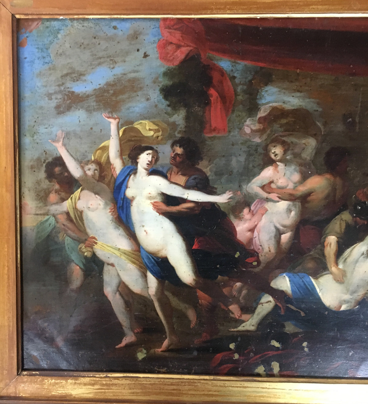 17th Century Baroque Painting on Copper, Circle of Sir Peter Paul Rubens — detail 3