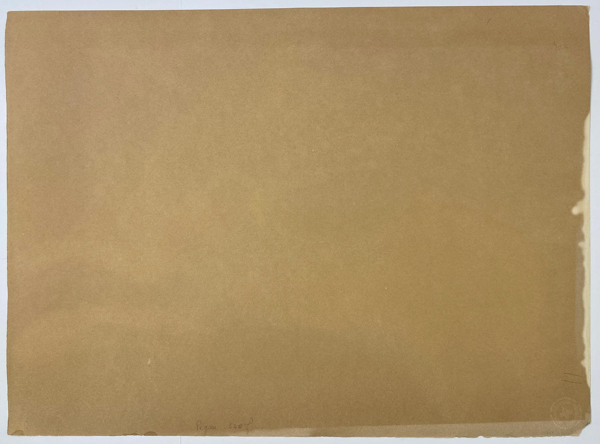 French Color Lithograph on Arches paper by FRANCIS de LASSUS SAINT-GENIET — detail 3