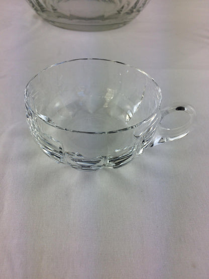 Saint Louis Cut Crystal Liquor Service Stemware Set Barware Service — detail 7