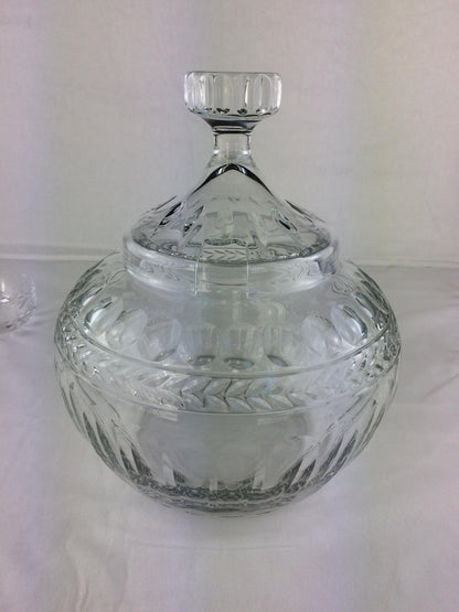 Saint Louis Cut Crystal Liquor Service Stemware Set Barware Service — detail 8
