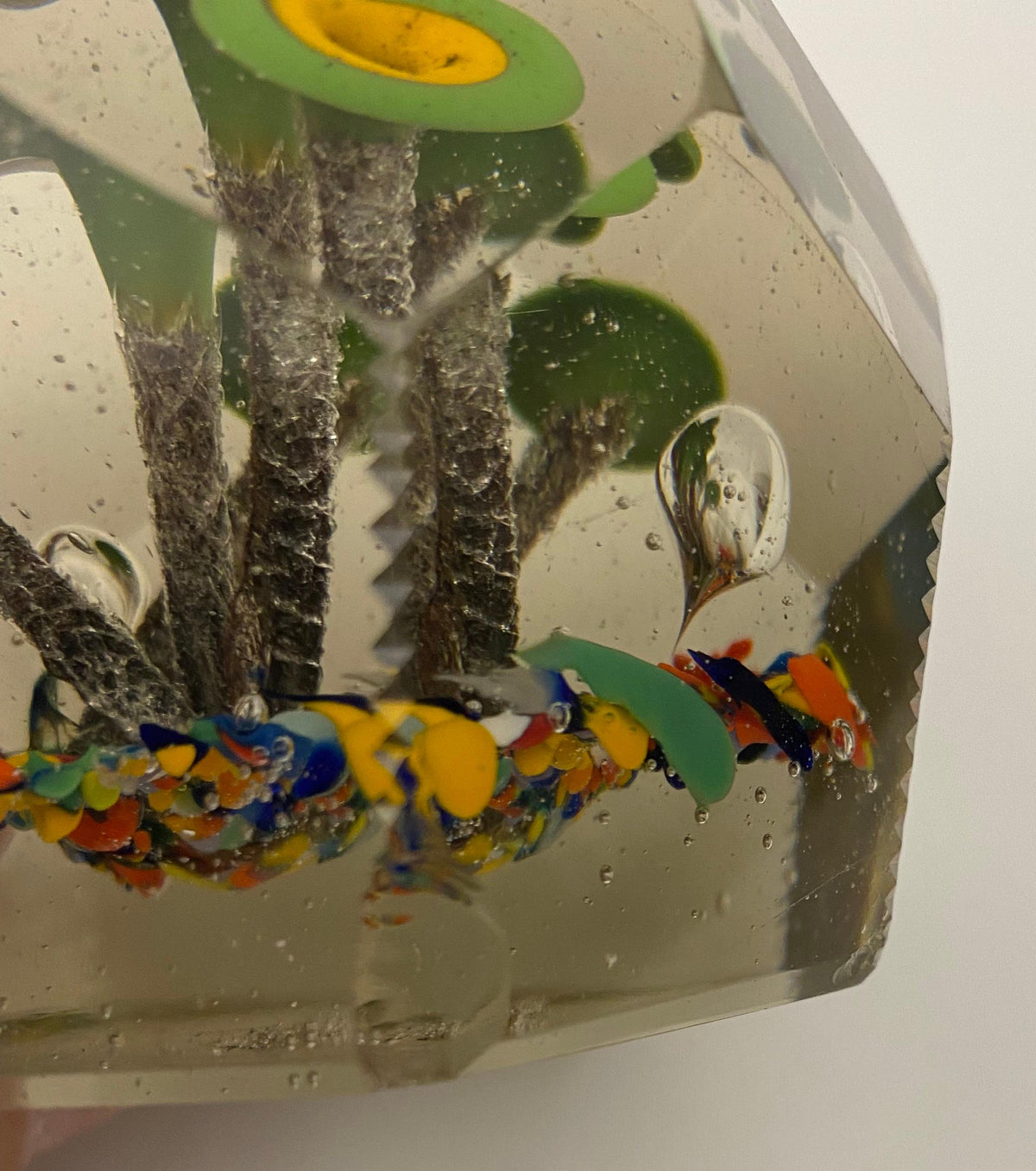 Large Millefiori Paperweight attrib. to Saint Louis, Scrambled Paperweight — detail 6