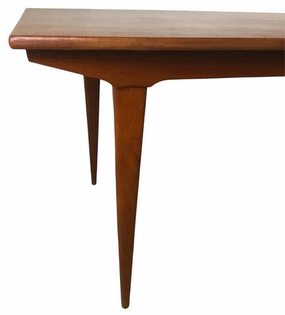 Extendable Scandinavian Style Dining Table Manner of Vilhelm Wohlert — detail 4