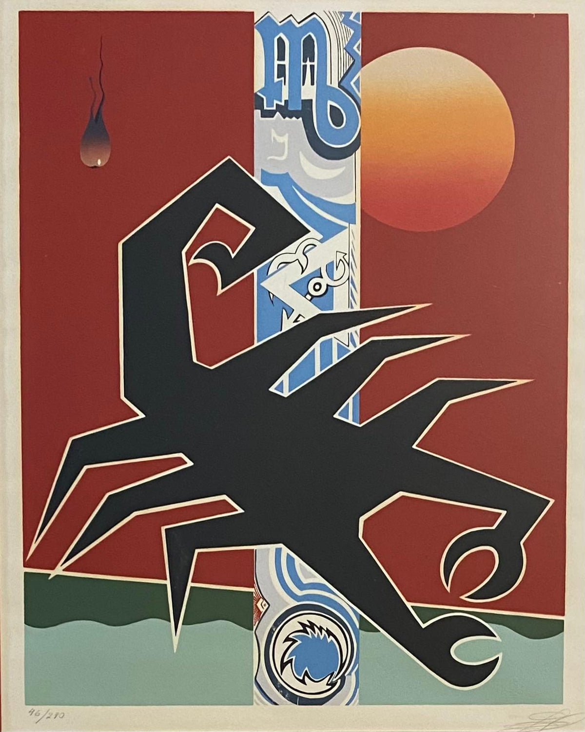 Lithograph by Waykeri Rawlinson, Hand Signed — detail 3