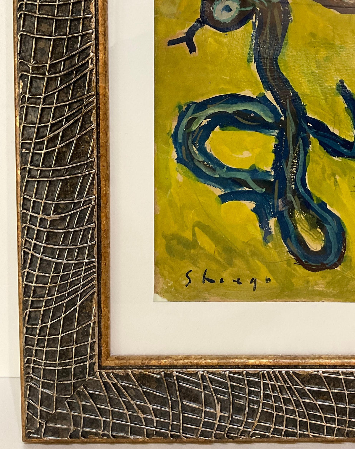 Contemporary Painting Signed Shiago — detail 3