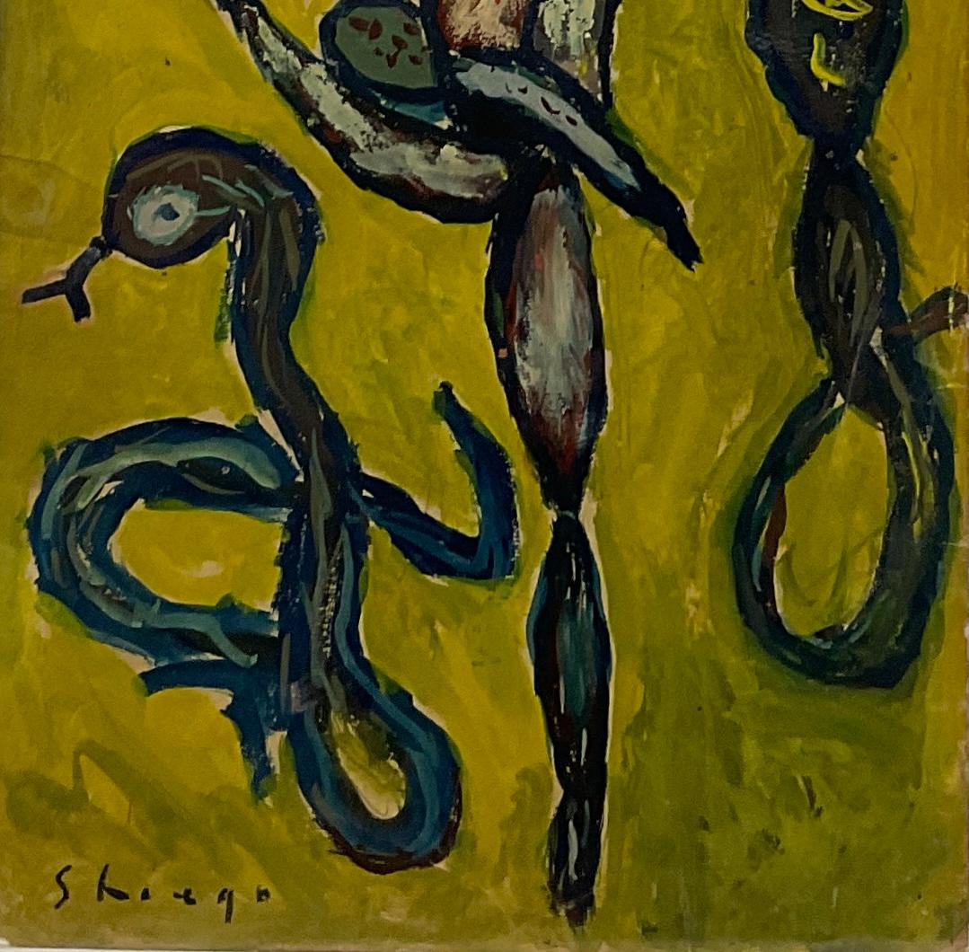 Contemporary Painting Signed Shiago — detail 5