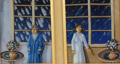 Original Reverse Glass Painting by Ivicevic Slobodan — detail 2
