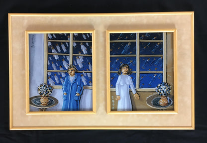Original Reverse Glass Painting by Ivicevic Slobodan — detail 5