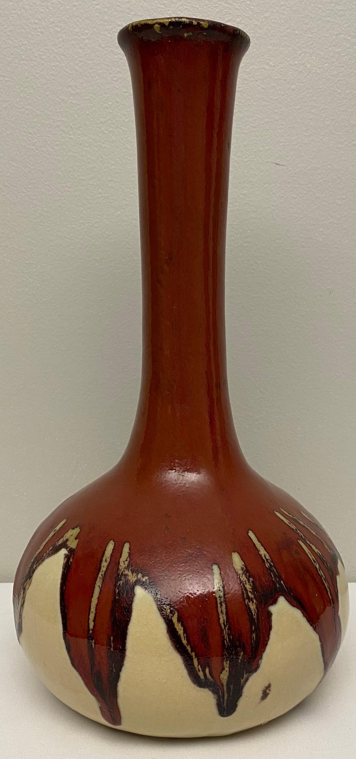 Southwest Native American Style Ceramic Flower Vase — detail 2