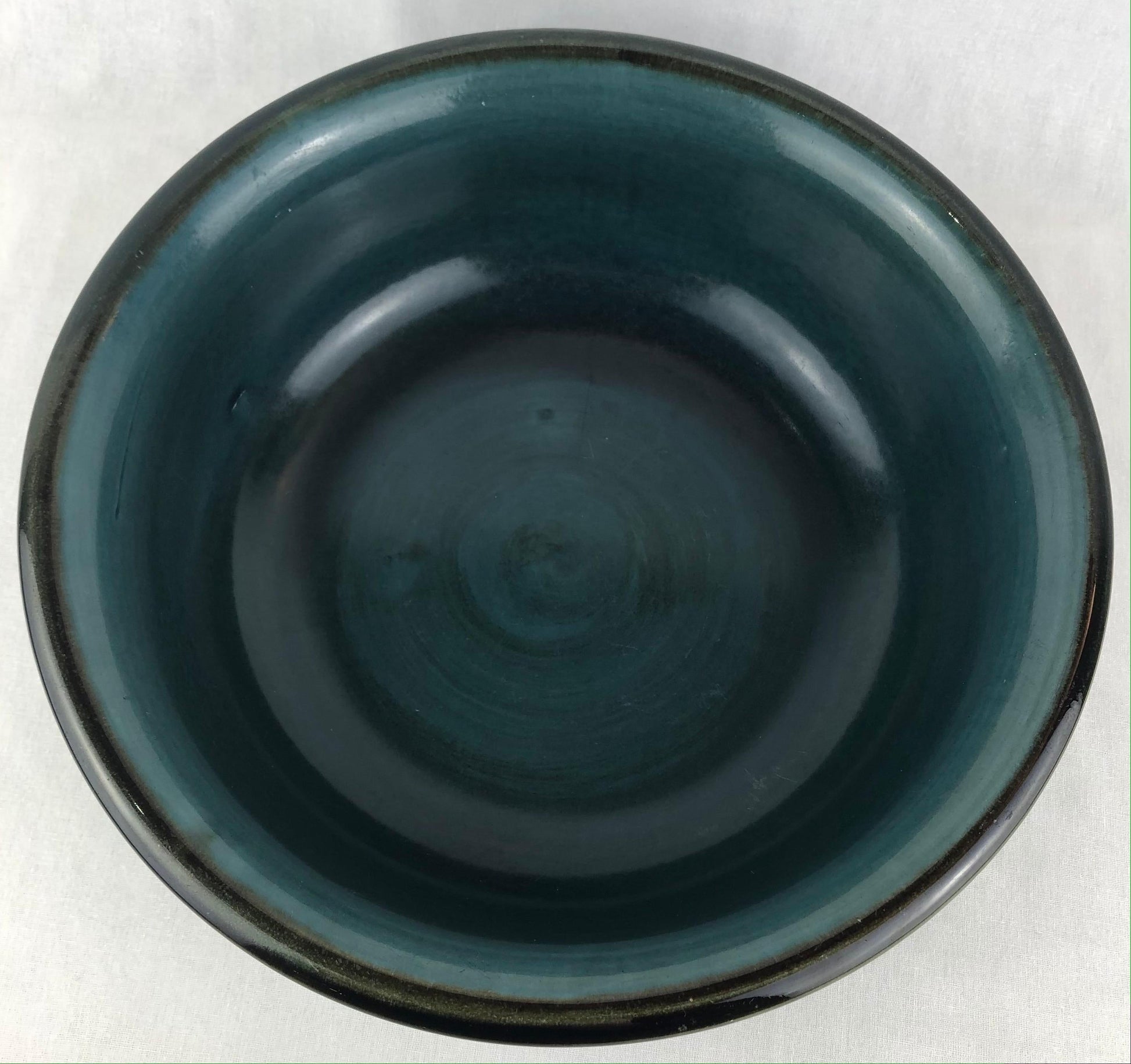 St. Clement Midcentury Ceramic Bowl, Blue — detail 3