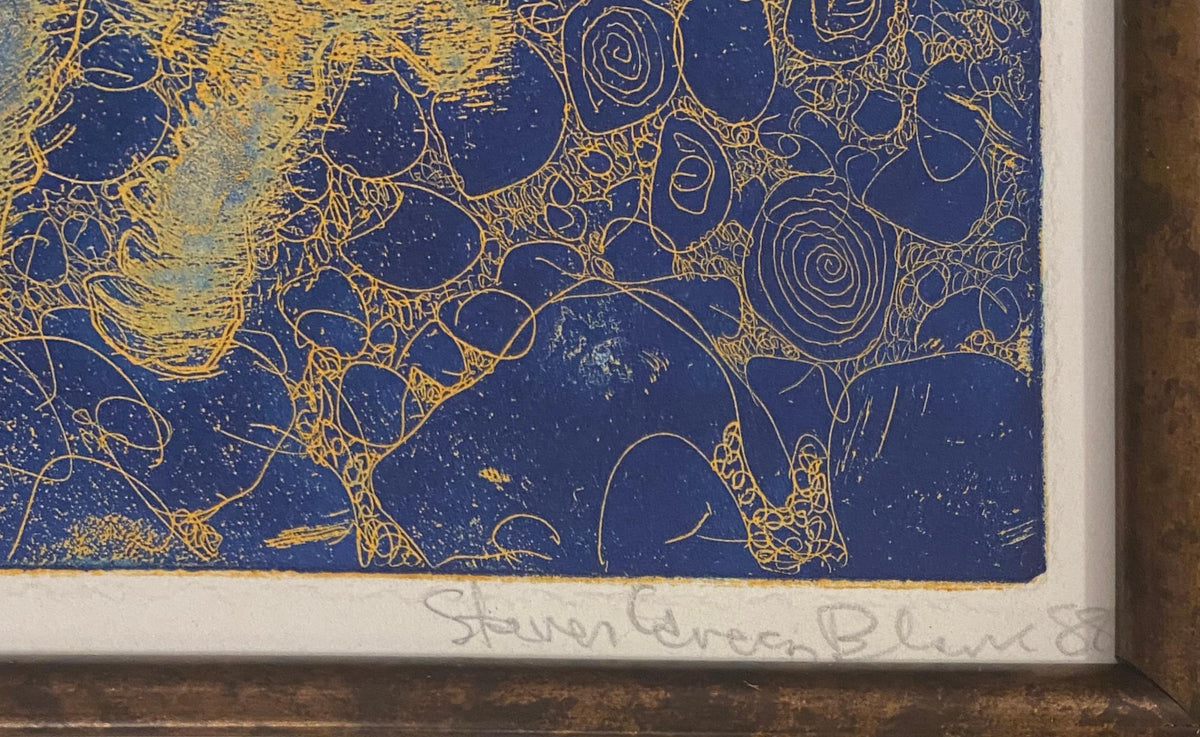 Contemporary Abstract Painting Signed — detail 3